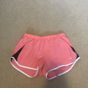 Pink nike shorts